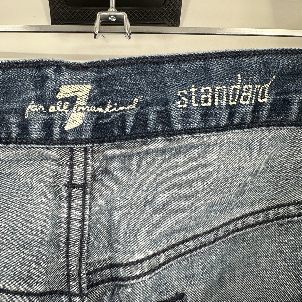 7 For All Mankind Women's Blue Jeans - Picture 4 of 7